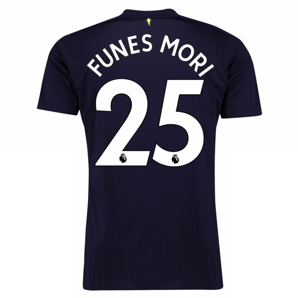 Everton Trikot Ausweich Funes Mori 2017-18 Fussballtrikots Günstig